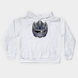 Blue Mecha Squad Kids Hoodie